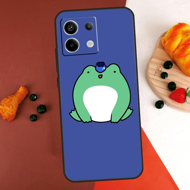 Cute Funny Frog Case For Xiaomi Redmi Note 14 13 Pro 9 10 11 12 Pro 10S 11S 12S Redmi 13C 10C 12C 14C Coque