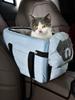 Portable Pet Car Seat Armrest Box Comfortable Travel Cushion for Dogs Cats Large Capacity Multifunction Pet Car Safety Seat Travel Cushion for Pets