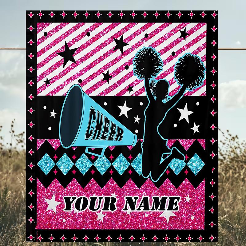 1PC Custom Name Spirit Poster outdooor Flannel blankets Patterns Throw Blanket All-Season Soft Gift for Couch, Bed, Camping gifts