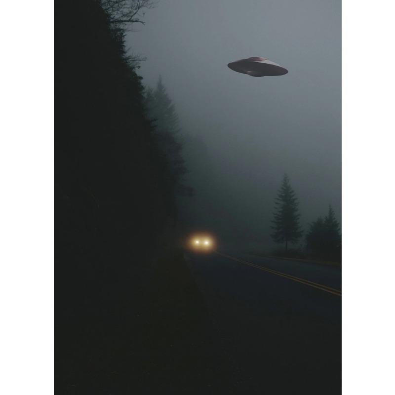 

Постер НЛО «Черная ночь» Холст Живопись Принты Инопланетная Летающая тарелка Арестовывает Людей Странная Стена Домашнее украшение Cuadros 21cm×30cm NoFrame