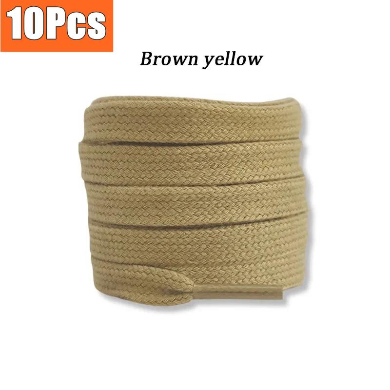 

10 шт. Плоские хлопковые шнурки для кроссовок AF1 AJ1 Шнурки для обуви Хайтопы Холщовые Повседневные шнурки Без эластичности Шнурки Мужские Женские 80cm