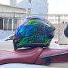 Motorcycle Helmet Full Helmet Can Be Equipped with Bluetooth Headset Men's Four-season Electric Bicycle Riding Helmet
