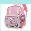 Cute Kids School Bag For Toddlers With Cartoon Rabbit Giraffe Print Design And Comfortable Carrying System