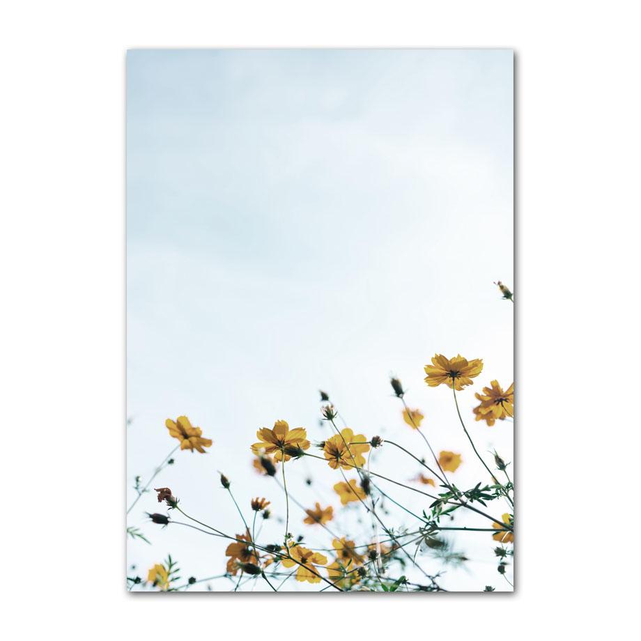 Nordic Posters Reed Dandelion Dolphin Sea Beach Flower Wall Art Canvas Painting And Prints Wall Pictures For Living Room Decor