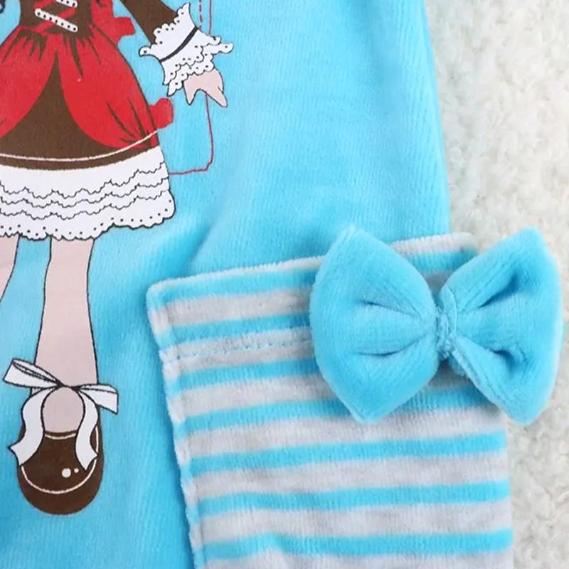Baby Girl Long Sleeve TShirt Round Collar Tops Velvet Winter Spring Thick Warm Shirt Kidswear Aapparel Sweatshirt Infant Clothing