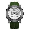 Men'S Watch Men'S Double Luminous, Cool Creative Sports Silicone Watch Electronic Watch S9368