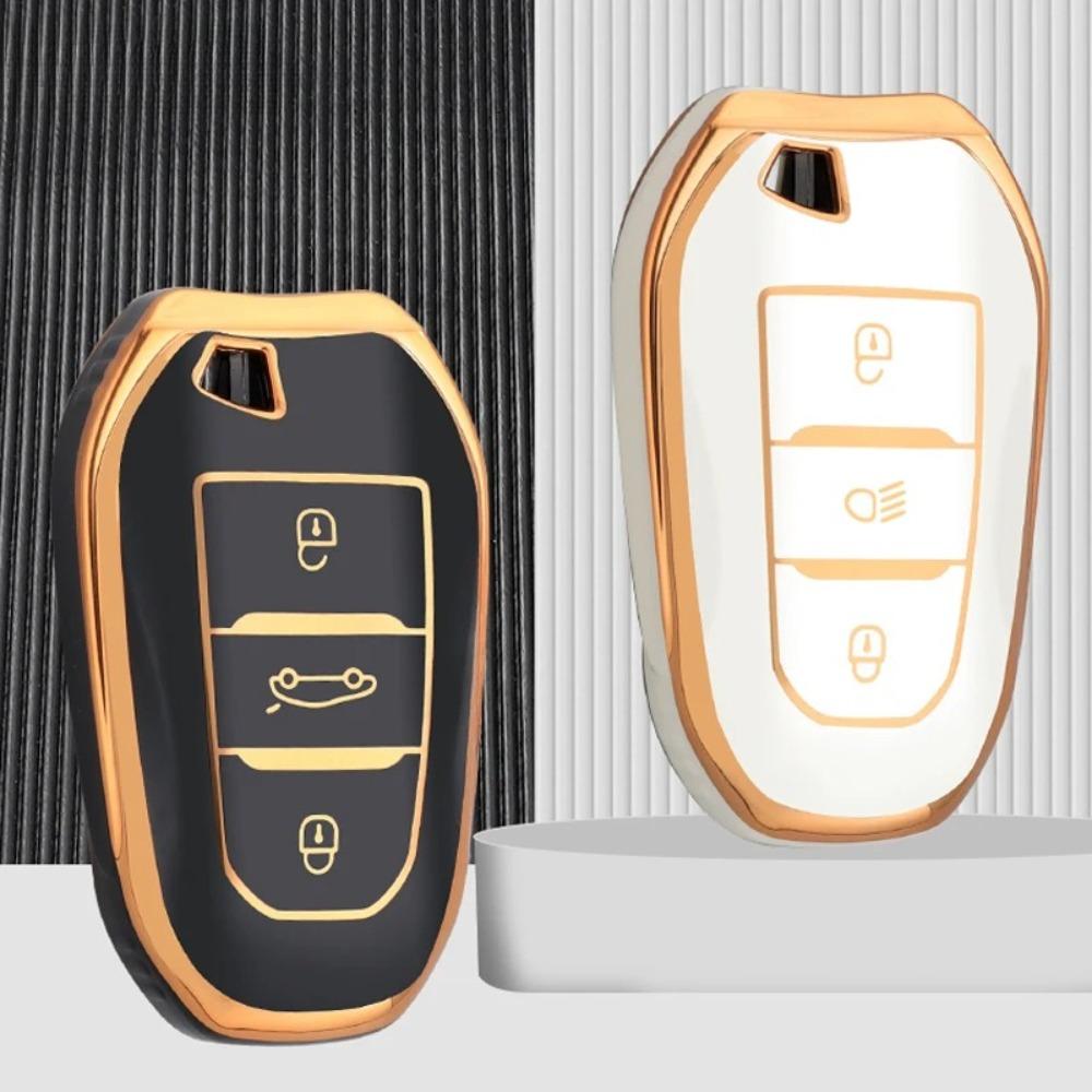 TPU Car Remote Key Case Cover Shell for Peugeot 2008 3008 4008 5008 308 408 508 Citroen C1 C2 C4 C6 C3-XR Picasso Grand DS3 DS5