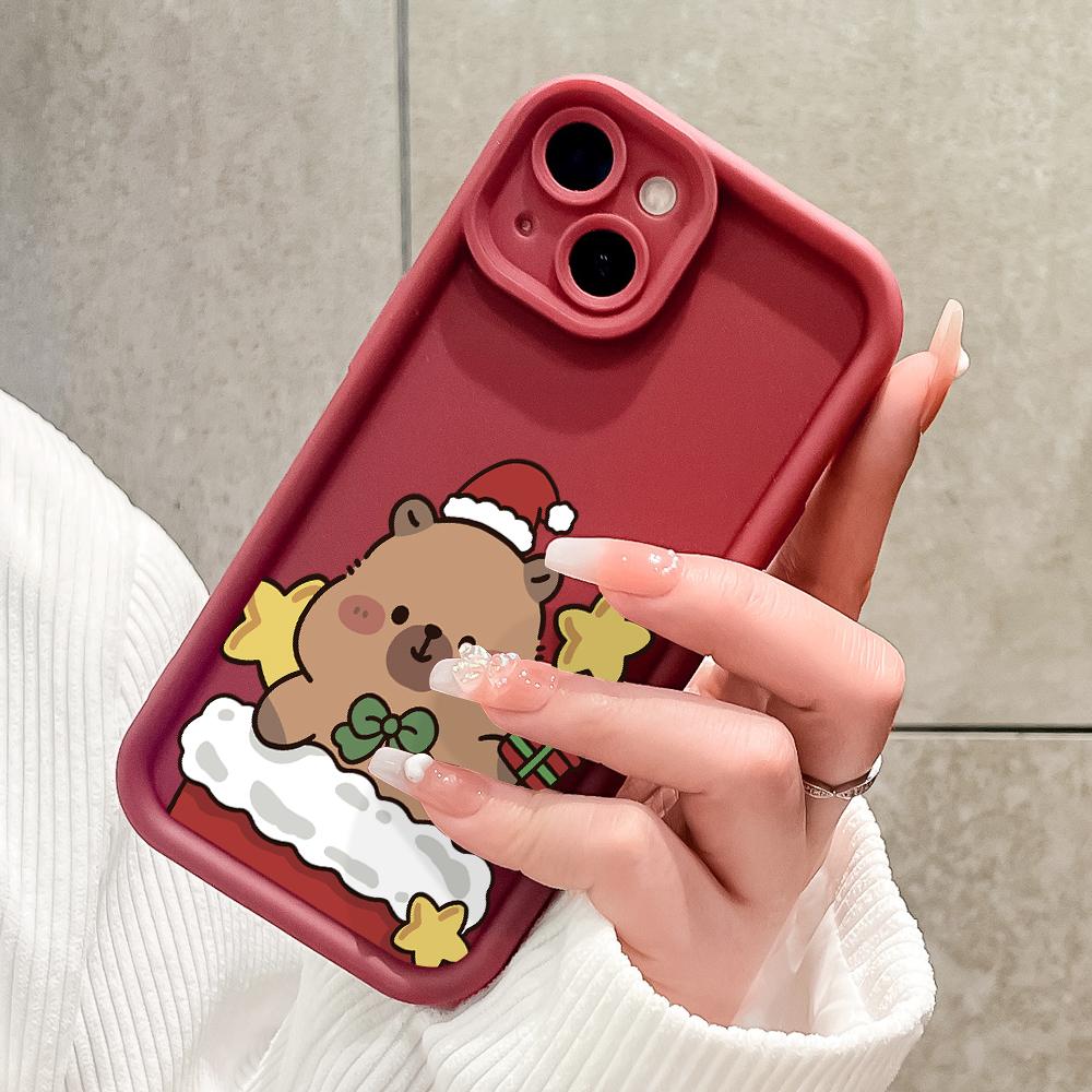 Model de imprimare cu scară pătrată din silicon moale Carcasă pentru telefon Acoperă completă Cameră cu protecție antișoc Carcasă din cauciuc pentru iPhone Infinix Tecno OnePlus