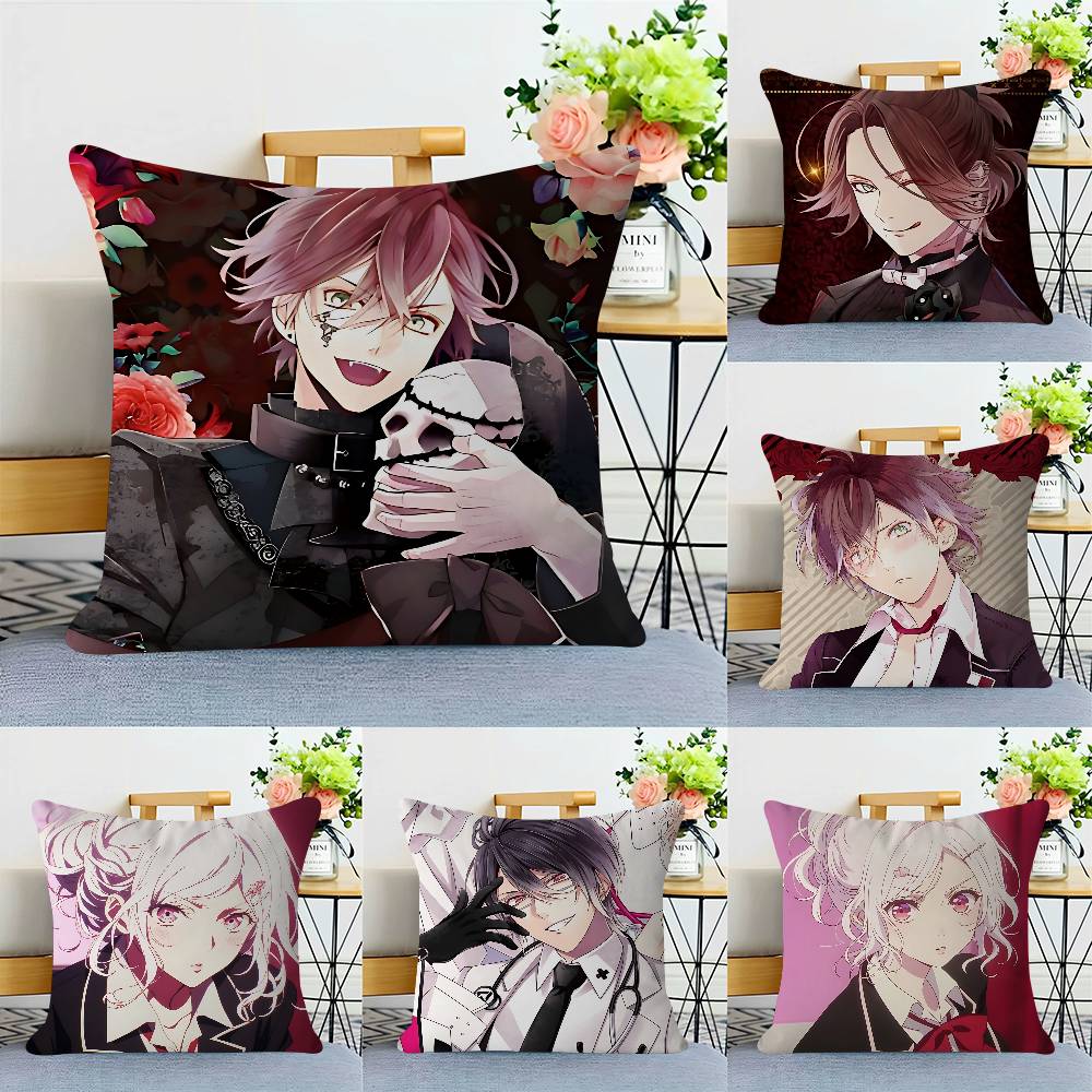 D-Diabolik Anime Liebhaber Stitch Glücksdrache Kissenbezug Sofakissenbezug Heimzimmer Dekoration Kindergeschenk