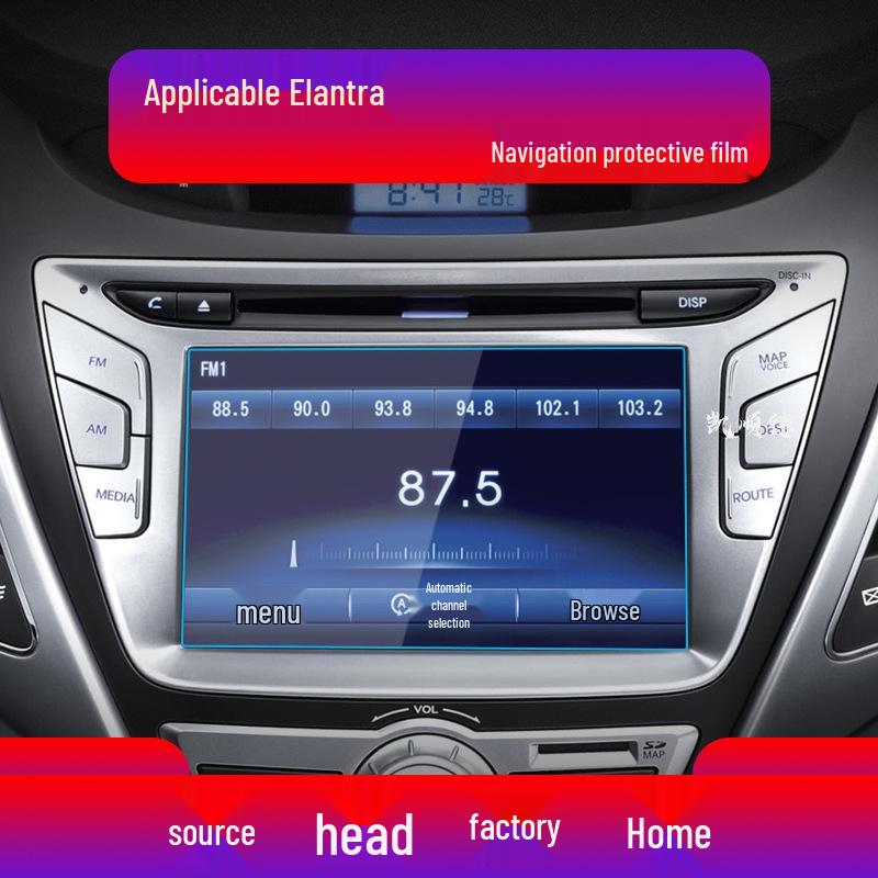 Hyundai Verna Navigation Protective Film & Sticker Set for 20 Models