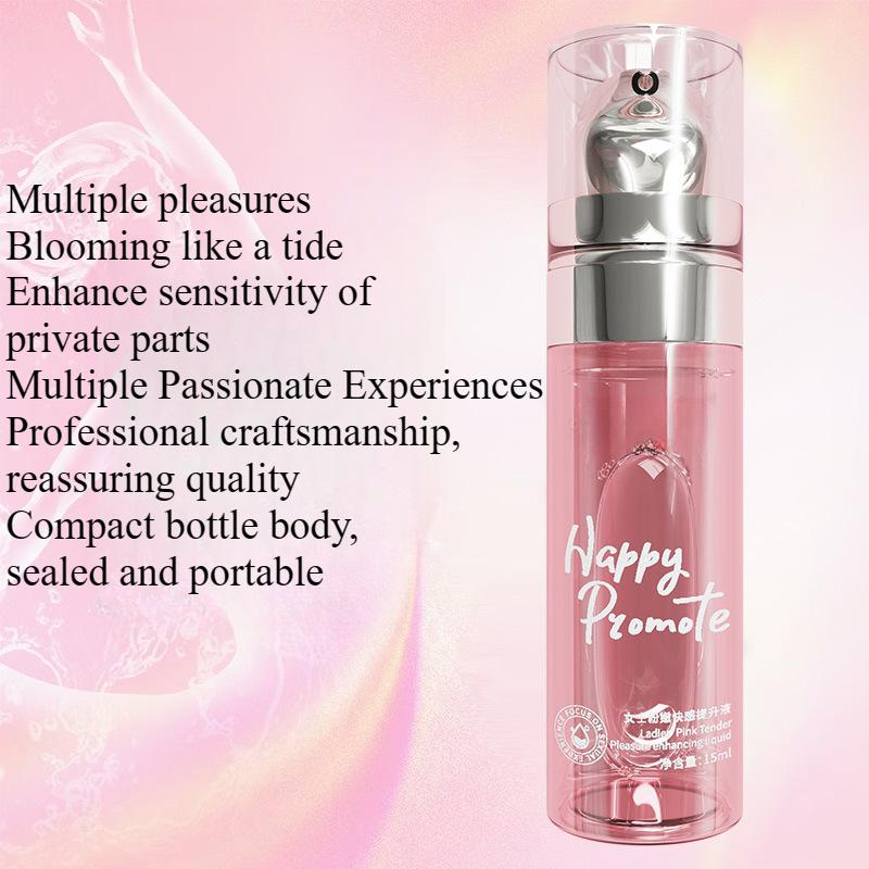 Experience Intense Sensation with Pink Lubricant and Orgasm Enhancer 15ML