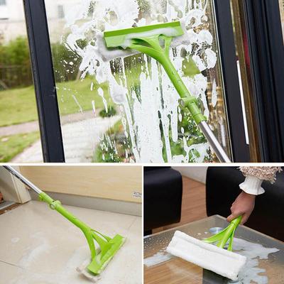  Telescopic Foldable Handle Cleaning Glass Sponge Mop Cleaner Window Extendable 