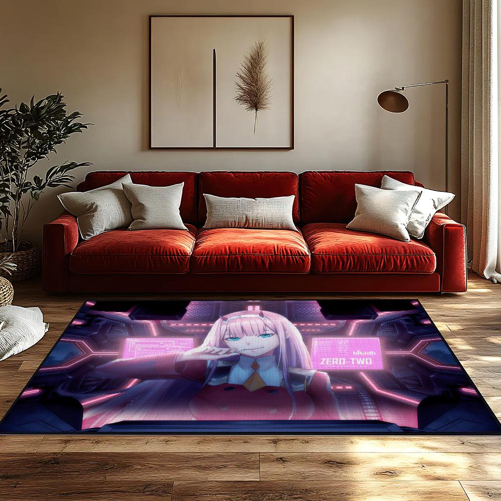 

DARLING in the FRANXX Anime small carpet For House Bedroom Decoration Kitchen Bath Super Absorbent Rug Carpet Foot Non-slip 40cm x 60cm