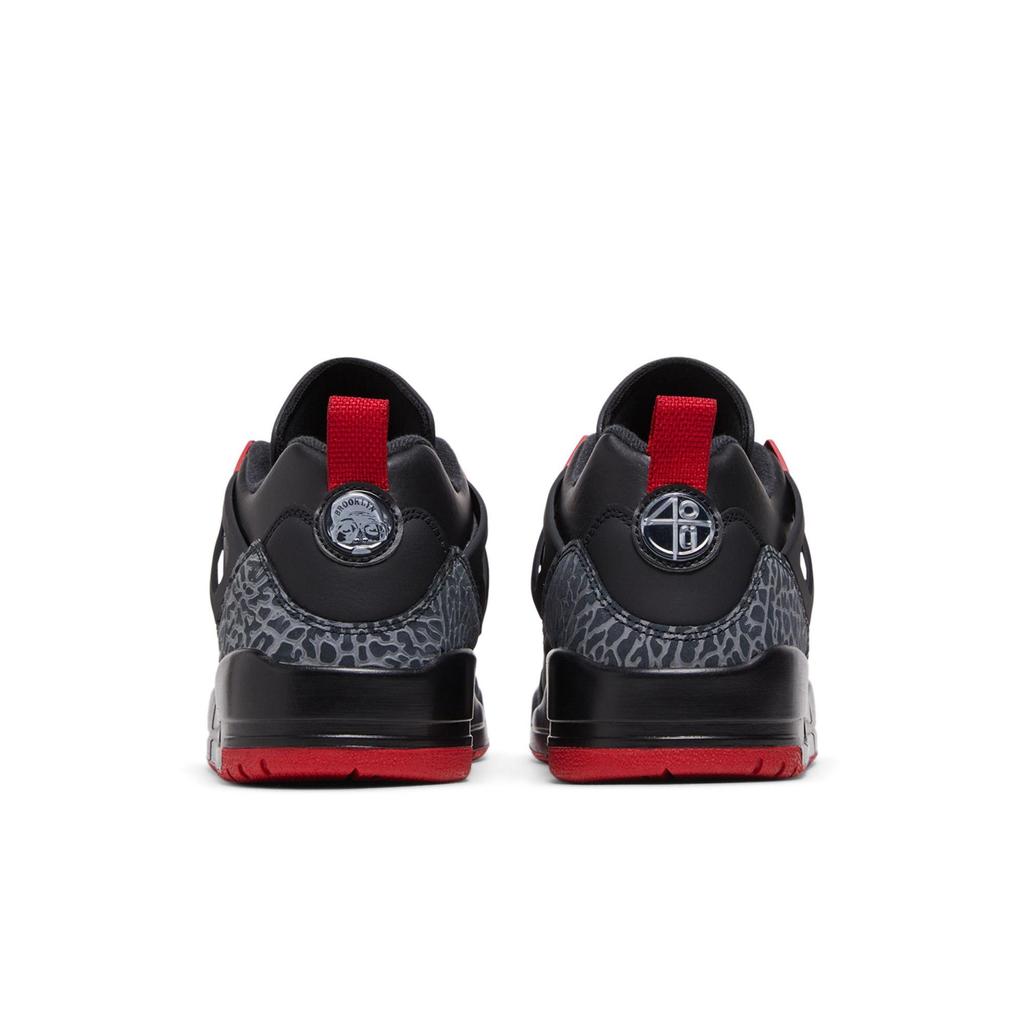 Air Jordan Spizike Low 'Bred' (Unisex) Black / Gym Red / Cool Grey / Sail Vintage Basketball Shoes FQ1759 006