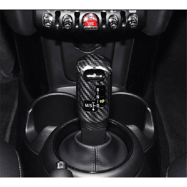 Carbon Fiber Gear Shift Knob Cover For MINI Cooper F55 F56 F57 F60 - LHD