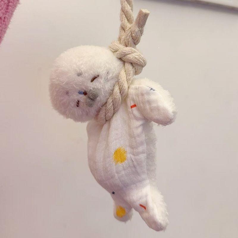 Stress Relief Plush Toy Cute Cartoon Healing Soothing Seal Bean Bag With Hanging Rope Funny Sensory Toy Birthday Gifts For Girls