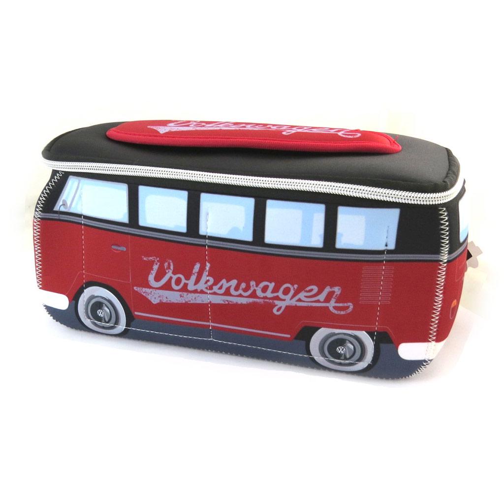 Volkswagen [N4532] - Trousse de toilette 'Volkswagen' rouge noir - 29x13x10 cm