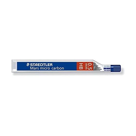 Staedtler Mars Micro Carbon Mechanical Pencil Refills, 0.5mm, HB, 2-Pack