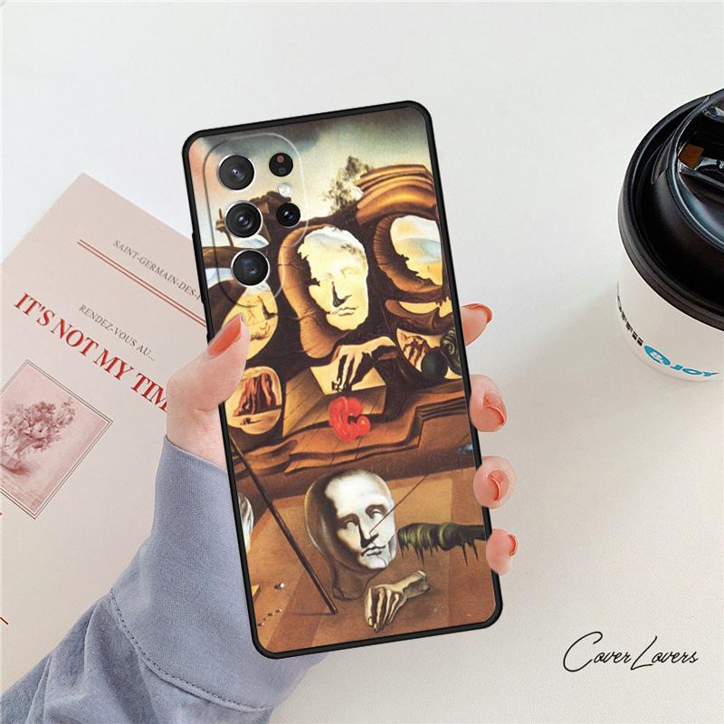 Salvador Dali Art phone case For Samsung Galaxy S24 S25 S23 S22 Ultra Note 10 20 Plus S20 S21 FE Cover