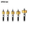 5Pcs Carbide Tip HSS Drill Bit Hole Opener High Speed Steel Hole Saw Cutter Drill Bits Stainless