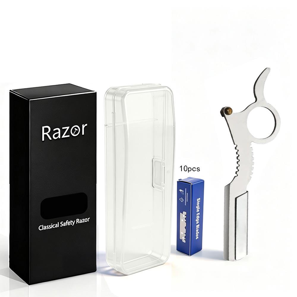 Old-Fashioned Manual Razor: Lord of the Rings Edition - Compact Shaver for Face, Eyebrows, and Body