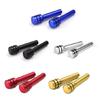 Universal Aluminum Alloy SUV Car Truck Interior Door Lock Knob Pull Pin Cover 2x