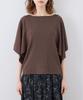 ROPE PICNIC Knit Pullover UV Cool to the Machine Scarf Sleeve Gray [Easy Care, Protection, Touch, Washable] Knit, Women's, (09)