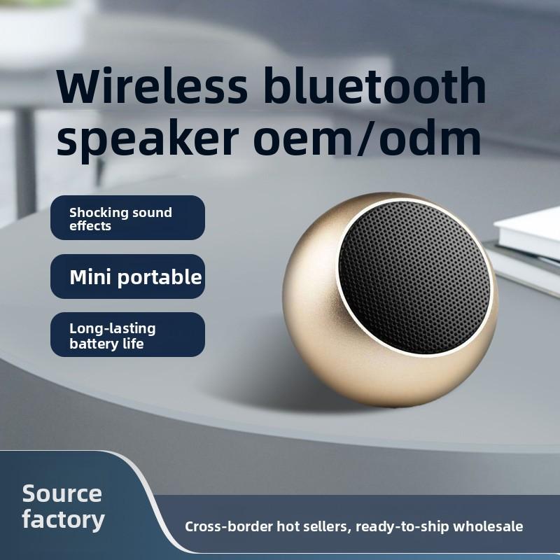 Portable Metal Bluetooth Mini Speaker Wireless Heavy Bass Subwoofer Stereo Sound Car Home Outdoor Desktop Small Audio subwoofer