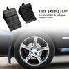 Portable Tire Chock Plastic Base Wheel Stopper Slip Stopper Block Wheel Blocks  Truck