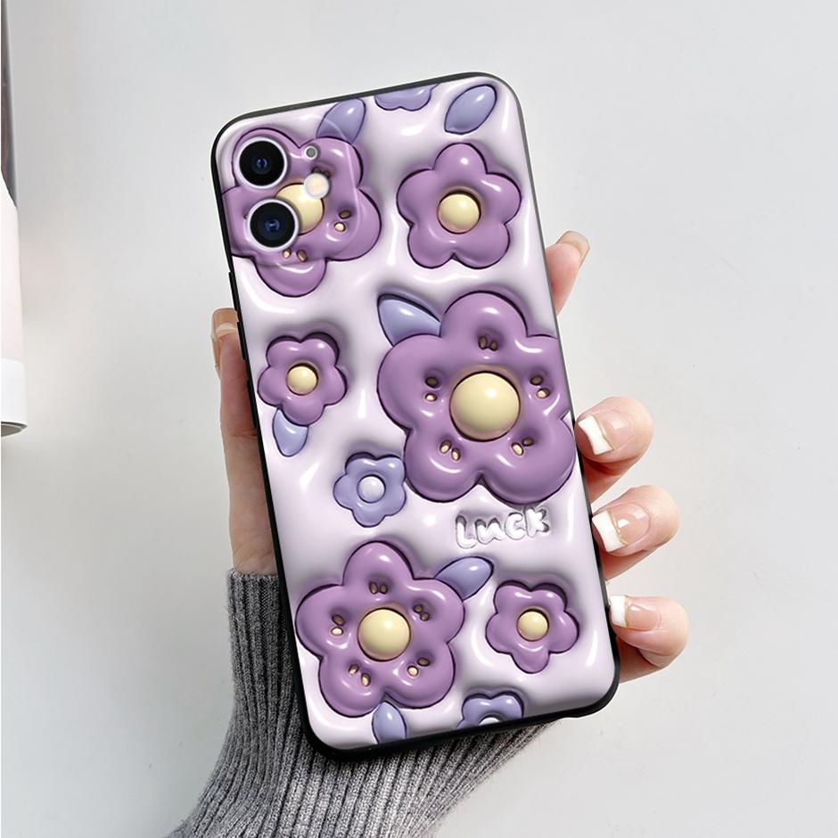 Cartoon Case For iPhone 12 Mini Mobilie Phone Soft Silicone Protective Covers For iPhone 12Mini Shockproof Fashion item Housings