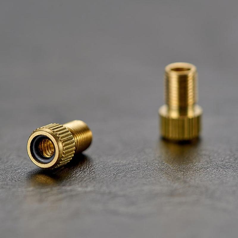 6Pcs Bicycles Pump Adaptors Pump Converts Presta to Schrader Valves Adapters