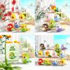 Fofo Desenho Animado Pássaro Animal Brinquedo de Pelúcia Decoração de Mesa Educacional DIY Blocos de Construção Presente