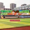 School Sports Ceremony Cheer Handheld Sign Prop with Cat Design