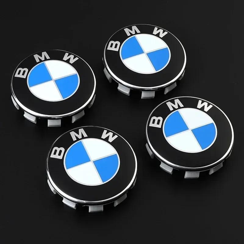 45/74/82mm/56mm/68mm Auto Car Styling Emblem Badge Front Rear Trunk steering wheel wheel hub cap Sticker For BMW accessory
