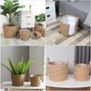 Hand Woven Extra Large Straw Flower Pot Nordic Seaweed Storage Basket Potted Green Plant Floor Indoor Anti-fade Long-lasting