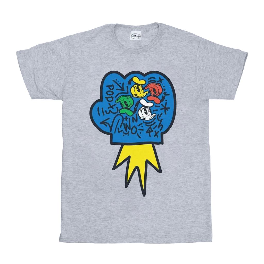 Disney Mens Donald Duck Pop Fist T-Shirt