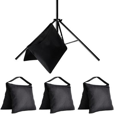 Ailunate Sandsack-Stativständer für Fotografie, Gewichtssack, Stabilisator, Kippsicher, Studio-Kamera, Video, 4er-Pack