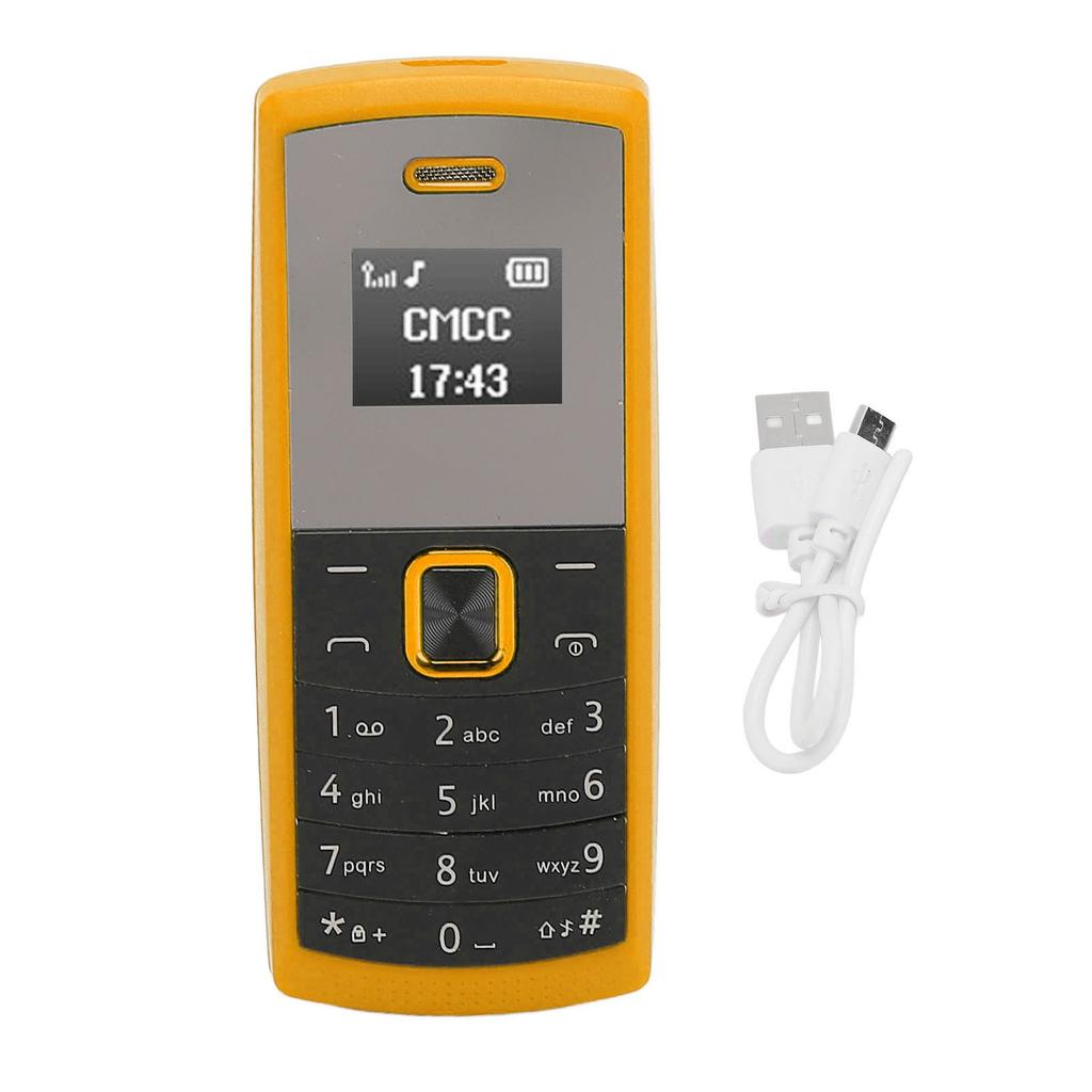 BM01 Nejmenší mobilní telefon 2 v 1 Miniaturní mobilní telefon s hlasitým odposlechem Podpora BT Dvě SIM karty