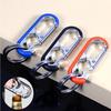 Metal Waist Buckle Double Ring  Keychain Bottle Opener Key Chain Car Key Holder Car Keychain