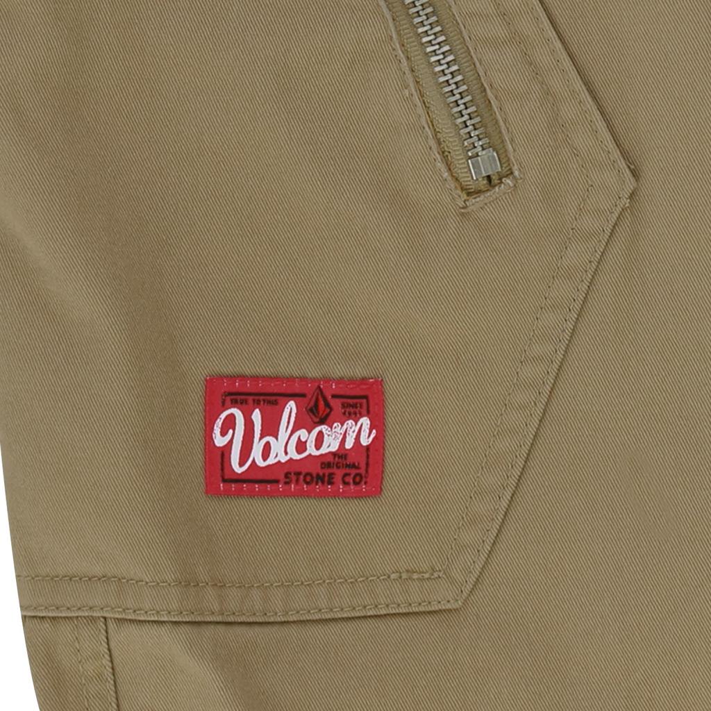 VOLCOM Hidden Cargo Dyeing Basic Pants (Beige)