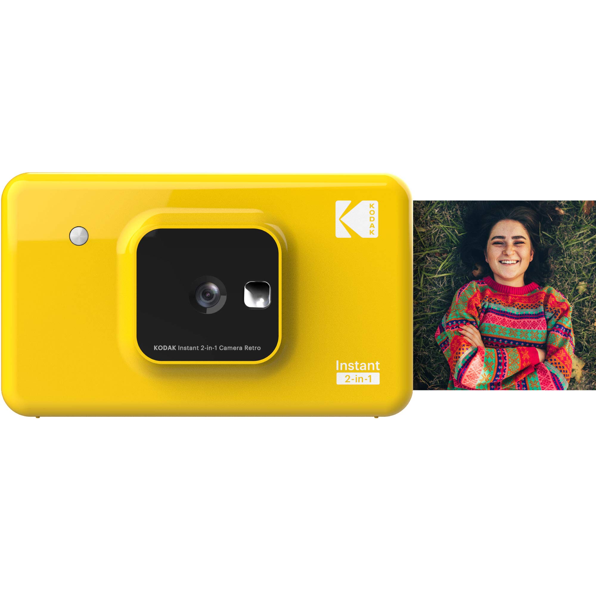 

KODAK Instant Camera Printer C210 Yellow 10 мільйонів пікселів Bluetooth-з’єднання C210YE [] жовтий