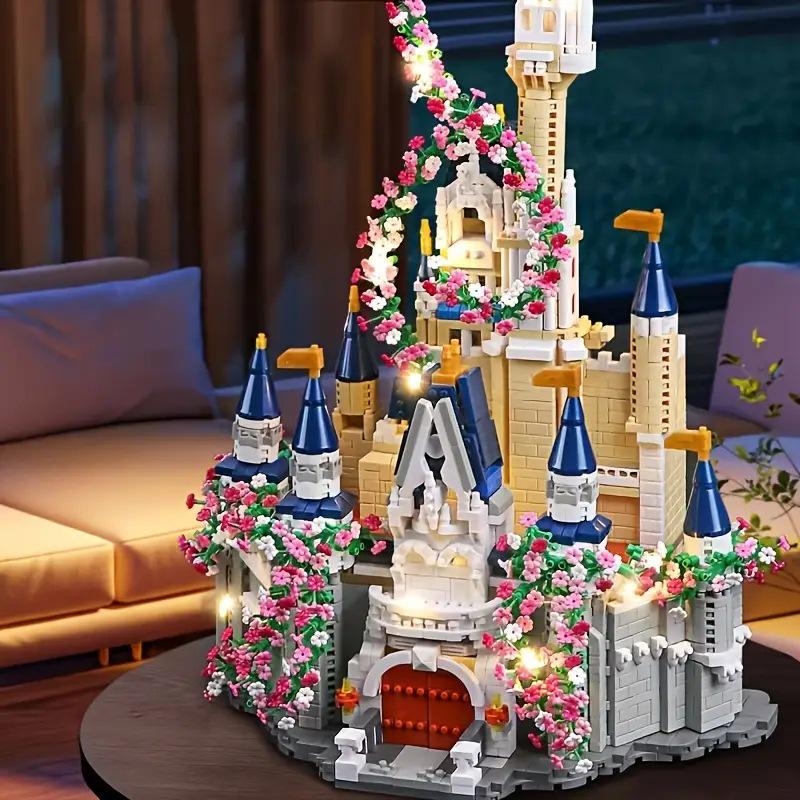 Princess Castle Lego-Compatible High-Difficulty Adult Model – Perfect Gift for Girlfriend