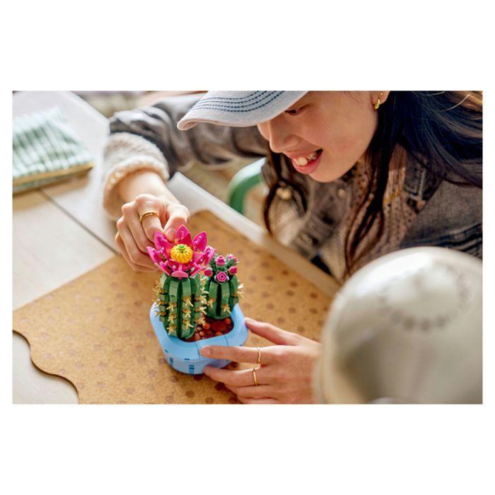 LEGO Botanicals 11509 Cactus Fleuri - Plante Artificielle des 9 ans - Décoration Chambre