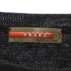 PRADA SPORTS made in Italy Long sleeve sweater 48 black knit Men's Used