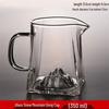 Cha Xun Transparent Glass Gongdao Tea Pitcher