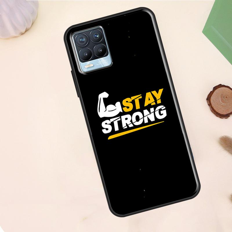 Gym Fitness Bodybuilding Case For Realme 15 Pro GT7 GT6 C75 C65 C67 C61 C53 C55 C51 C35 C63 C71 11 12 13 14 Pro Plus