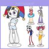 The Amazing Digital Circus Pomni Gangle Jax Kinger Acrylic Standee With Hd Doublesided Display For Gift And Advertising