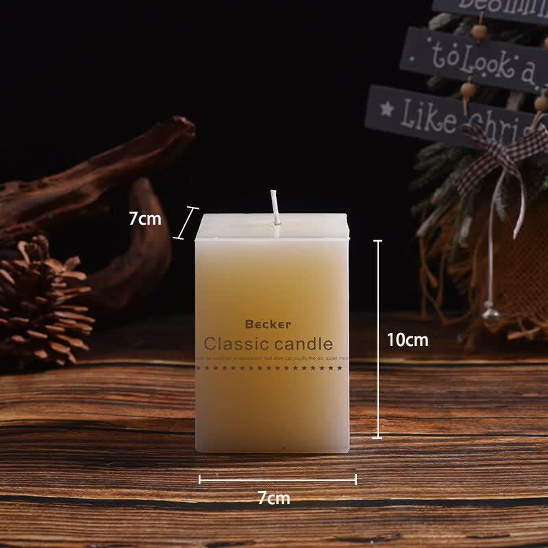 LIEI Classic Ivory White Decorative Cup Candle