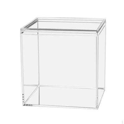 Clear Acrylic Desktop Storage Box Makeup Organizer Toiletry Holder Kids Toys Puzzles Kitchen