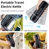 Electric Kettle 12V24V Portable Car Heating Cup 500ml Travel Heating Touch Screen Intelligent Adjustable Temperature Thermal Cup